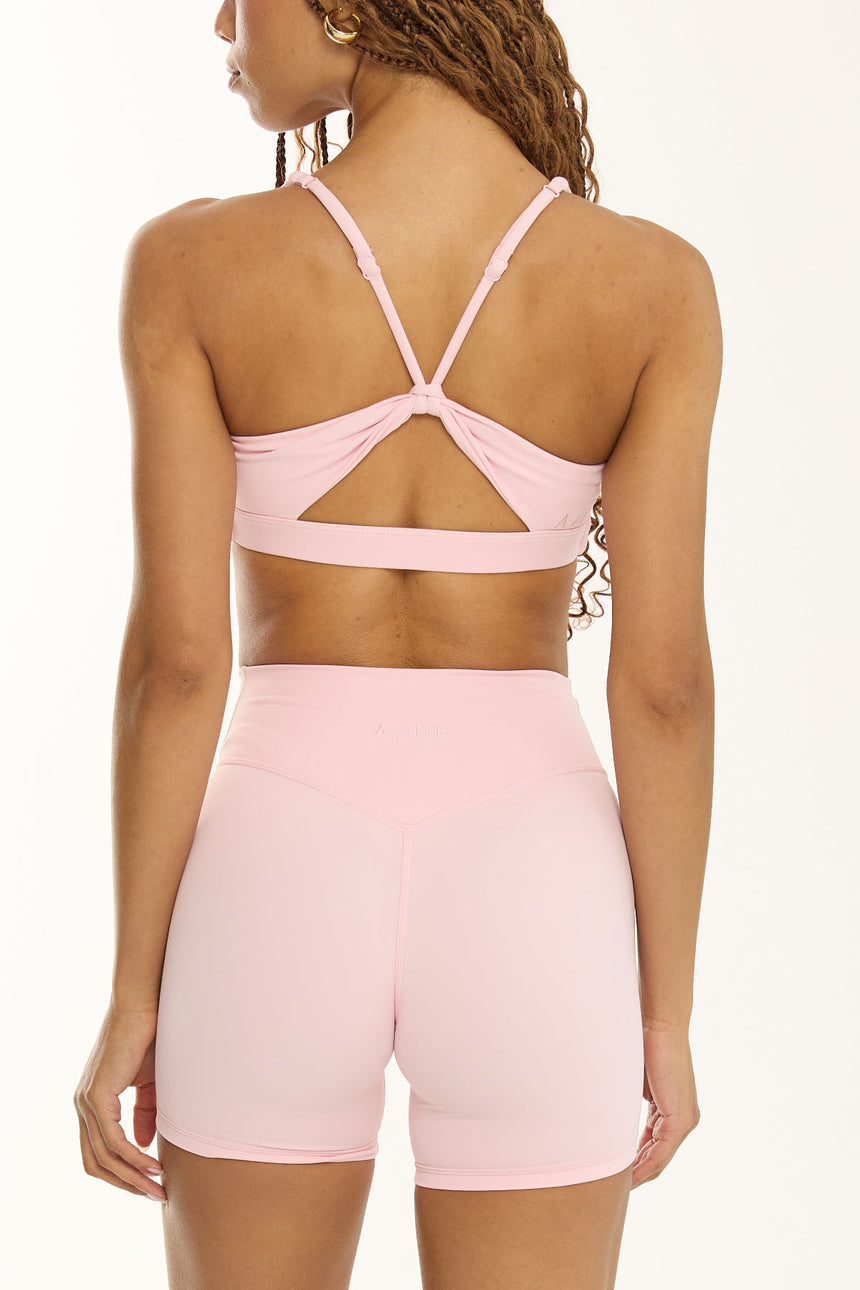 CLASSIC FIT TIE THE KNOT BRA - BLUSH